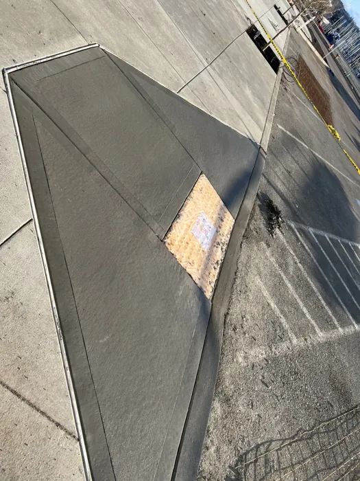 Concrete walkway with defined joints